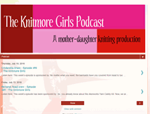 Tablet Screenshot of knitmoregirlspodcast.com